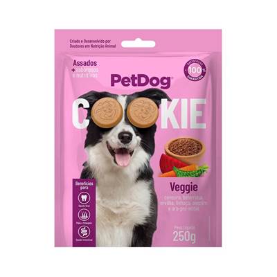 Biscoito Pet Dog Cookie Veggie para Cães 250g