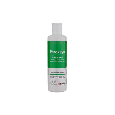 Shampoo Antibacteriano e Antisseborreico Peroxsyn para Cães e Gatos 200ml
