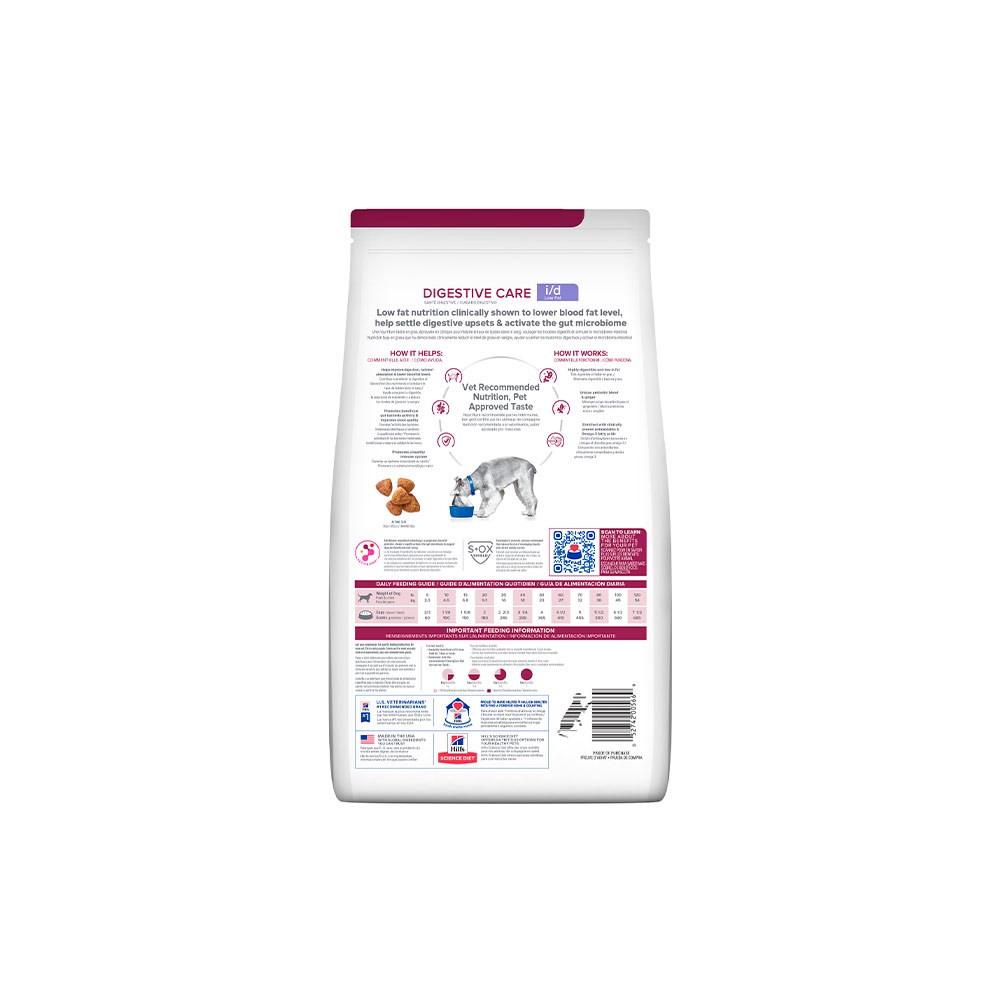Ração Hill's Prescription Diet i/d Cuidado Gastrointestinal com Baixa Caloria para Cães