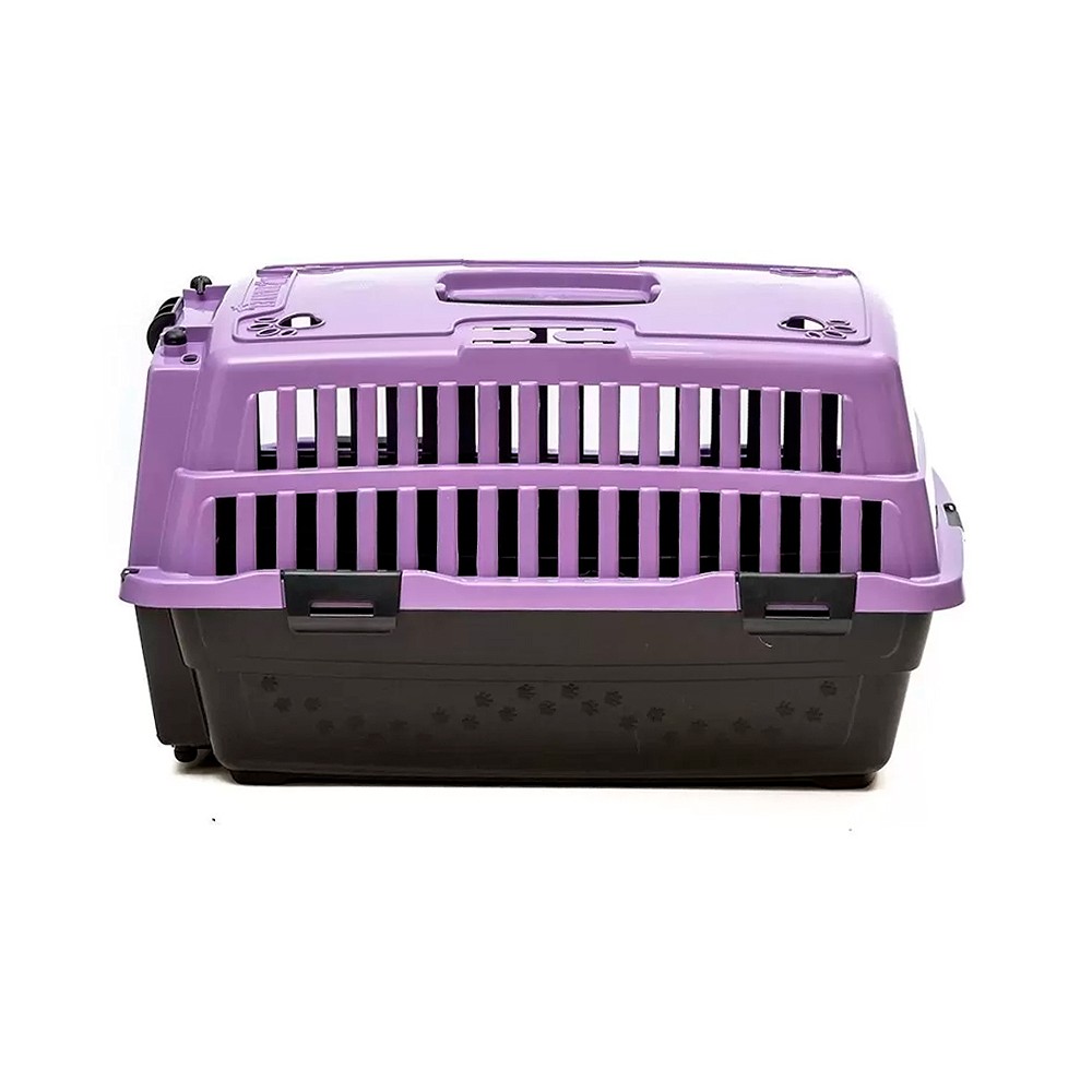 Caixa de Transporte Pet Injet Love Travel Lilás 