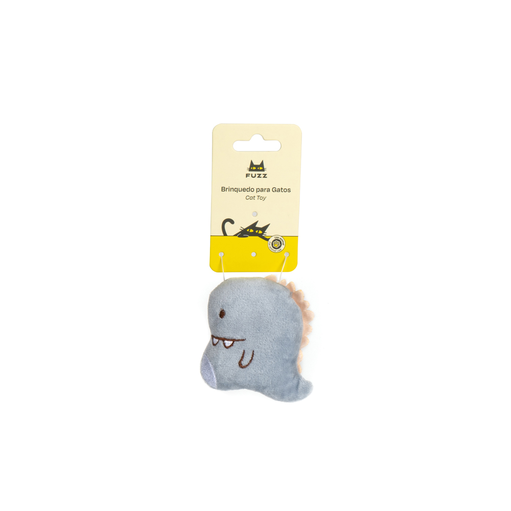 Brinquedo Fuzz para Gatos Dinossauro