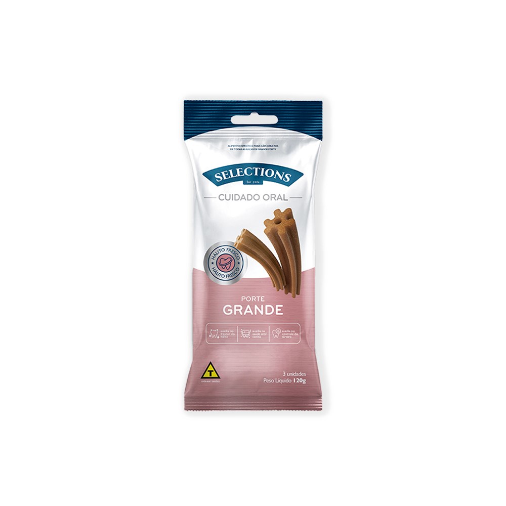 Snack Selections Cuidado Oral Porte Grande para Cães | Zee.Now