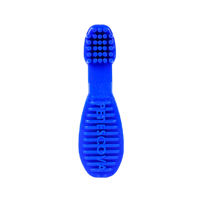 Brinquedo Pet Games Mordedor Escova Azul para Cães M