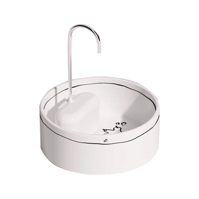 Bebedouro Fonte de Porcelana Cansei de Ser Gato U