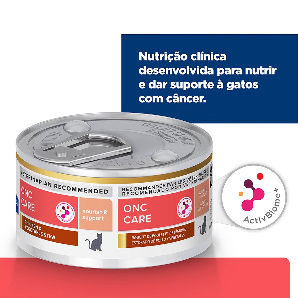 Ração Ùmida Hill's Prescription Diet ONC Care Cuidado Oncológico para Gatos