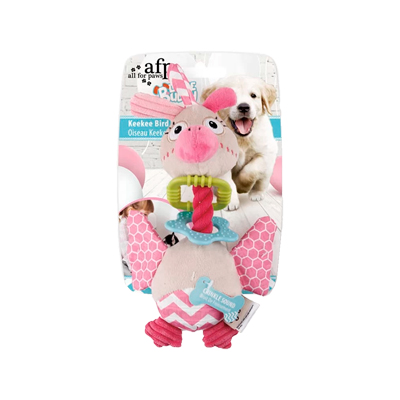 Brinquedo All For Paws Buddy KeeKee Bird para Cães - Rosa U