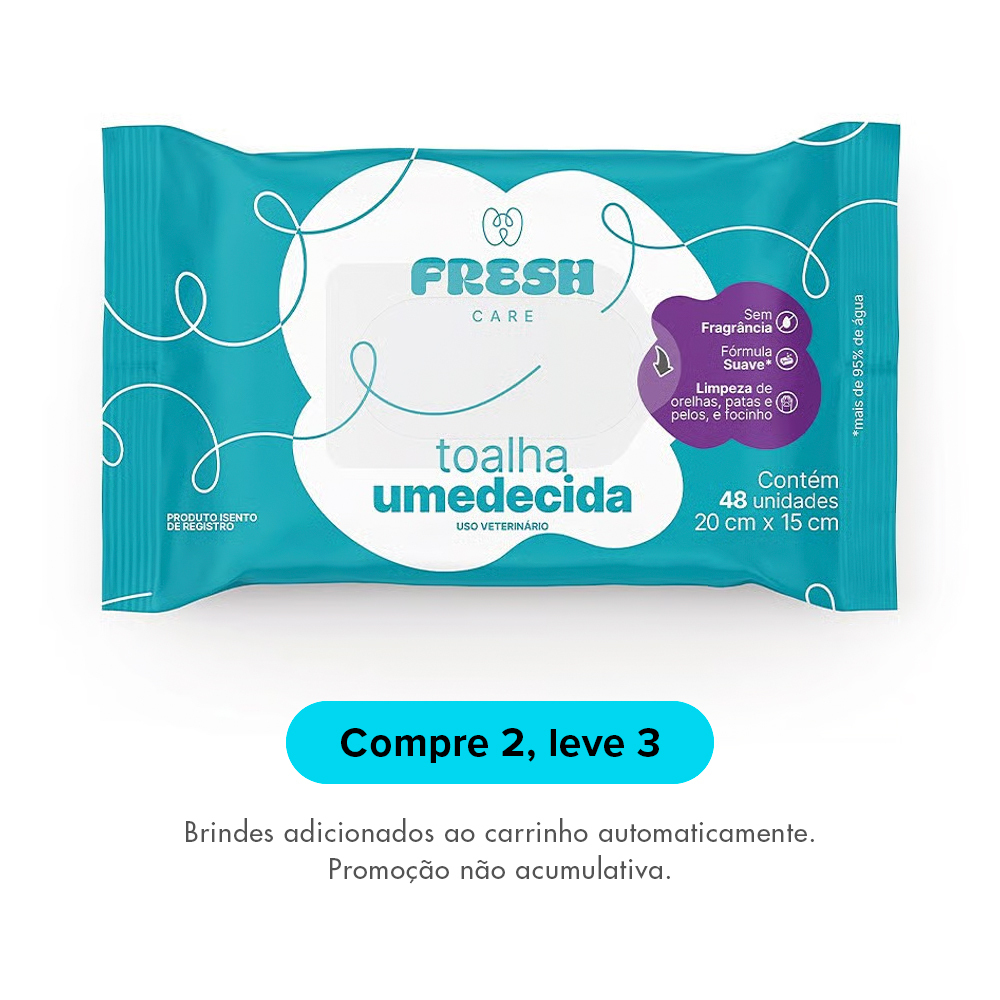Toalha Umedecida Fresh Care