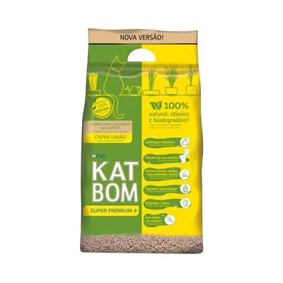 Areia Sanitária Katbom Capim Limão 3kg