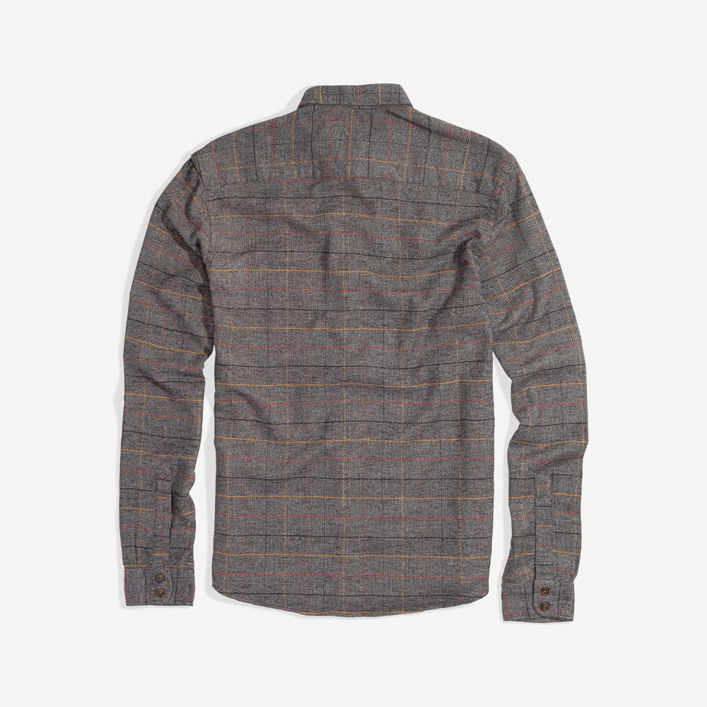 Camisa Flannel Madras 94 Cinza | Imagem 5