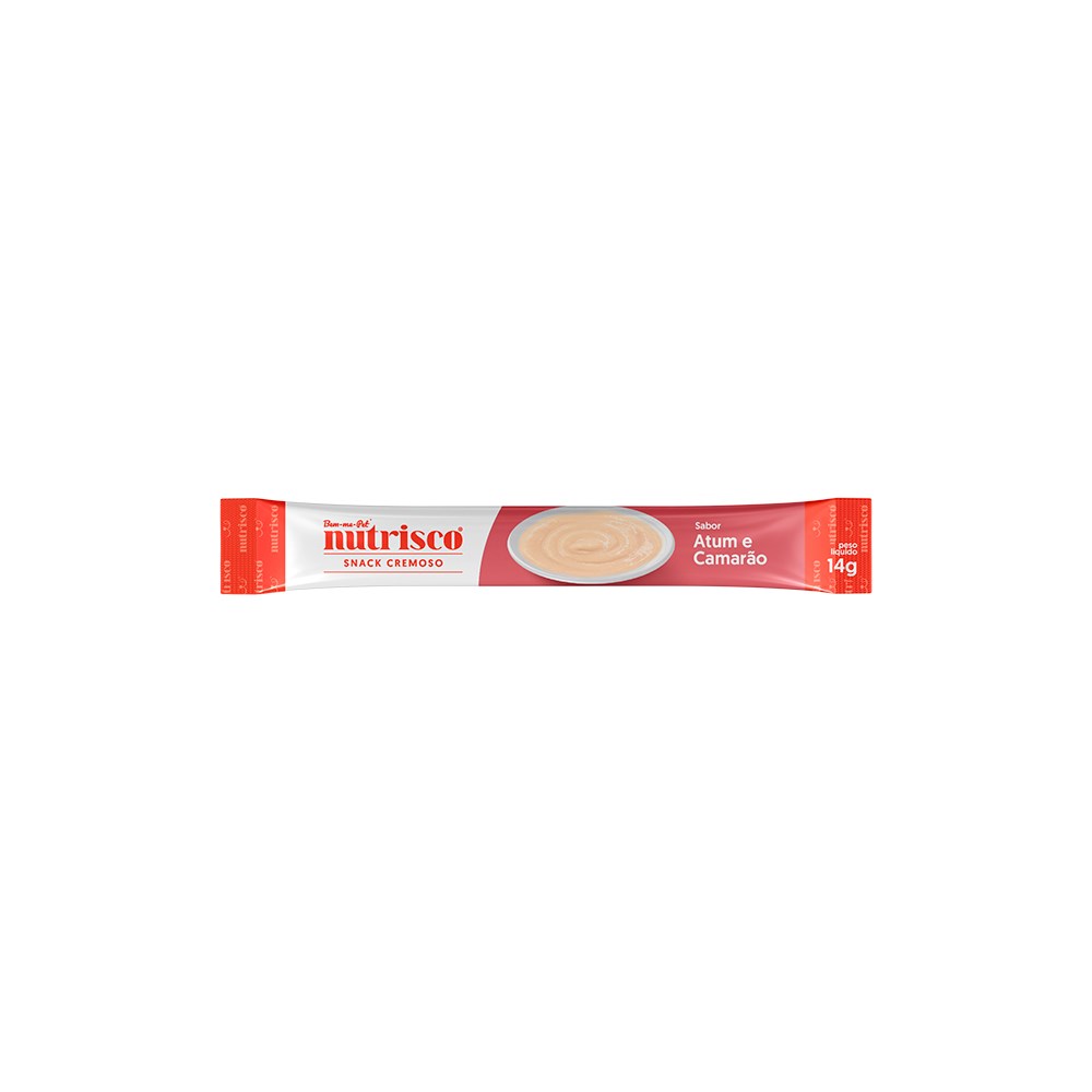 Snack Nutrisco Cremoso para Gatos sabor Atum e Camarão
