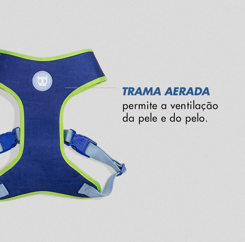 Peitoral para Cachorros Air Mesh Ajustável Jacquard Astro