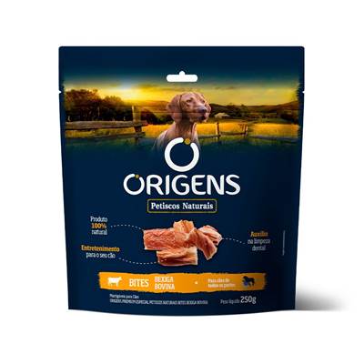 Petisco Origens Bites Bexiga Bovina para Cães 250g