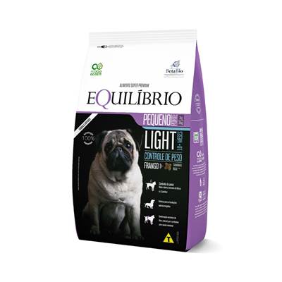Ração Equilíbrio Light para Cães de Porte Pequeno sabor Frango 1kg