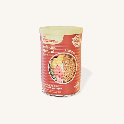 Cães Adultos Refeição Natural - Carne 1,6KG