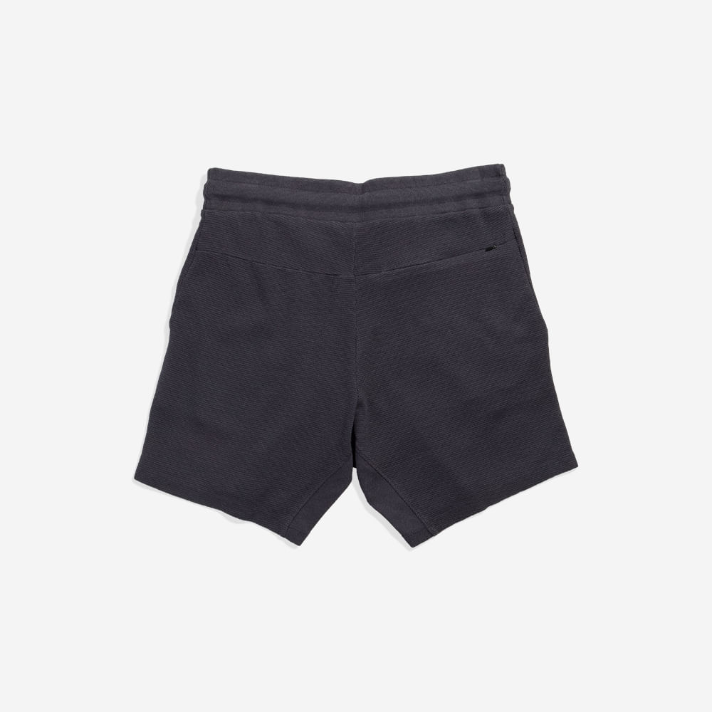 Bermuda Grid Cotton Masculino Heritage Preto | Imagem 3