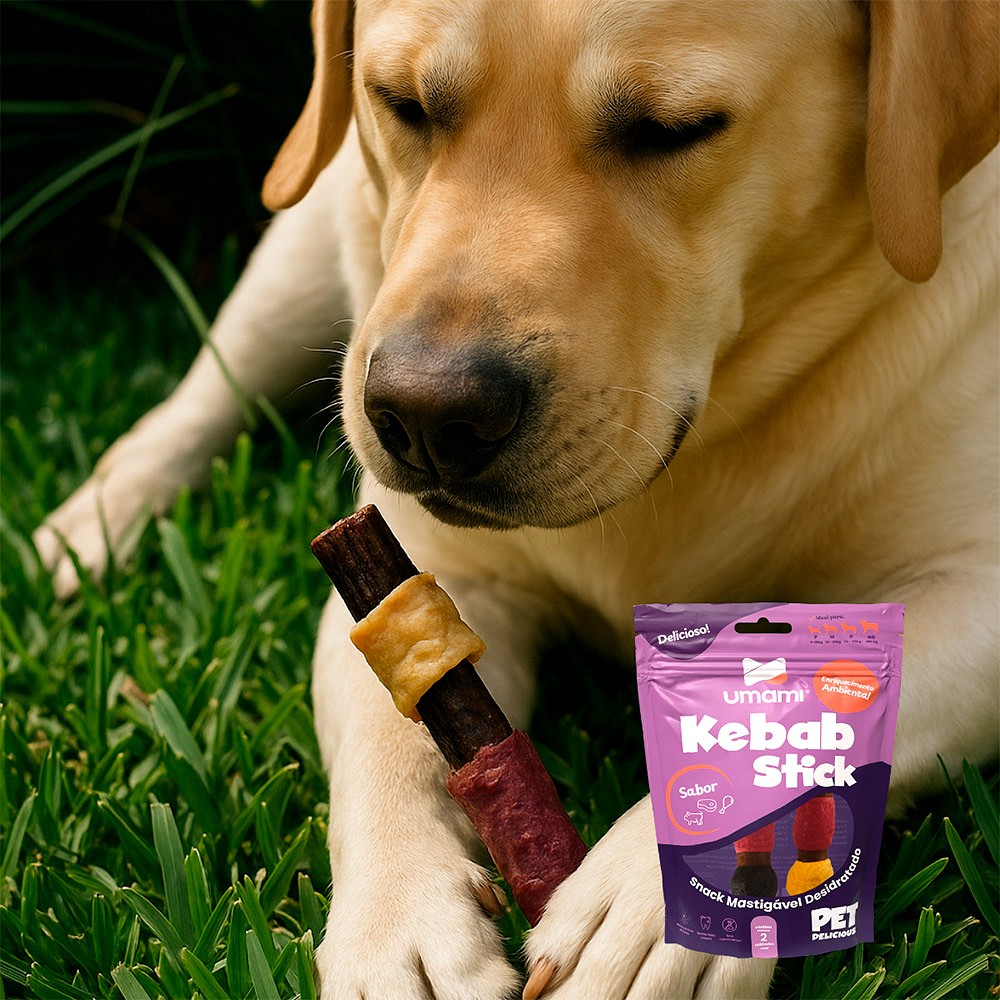 Petisco Umami Kebab Stick para Cães