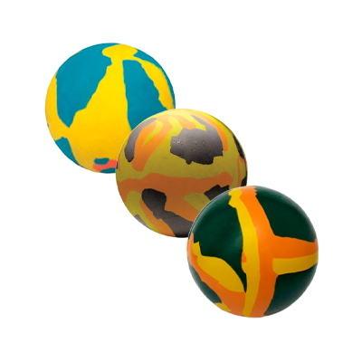 Brinquedo LCM Cães Bola Borracha Maciça 80mm