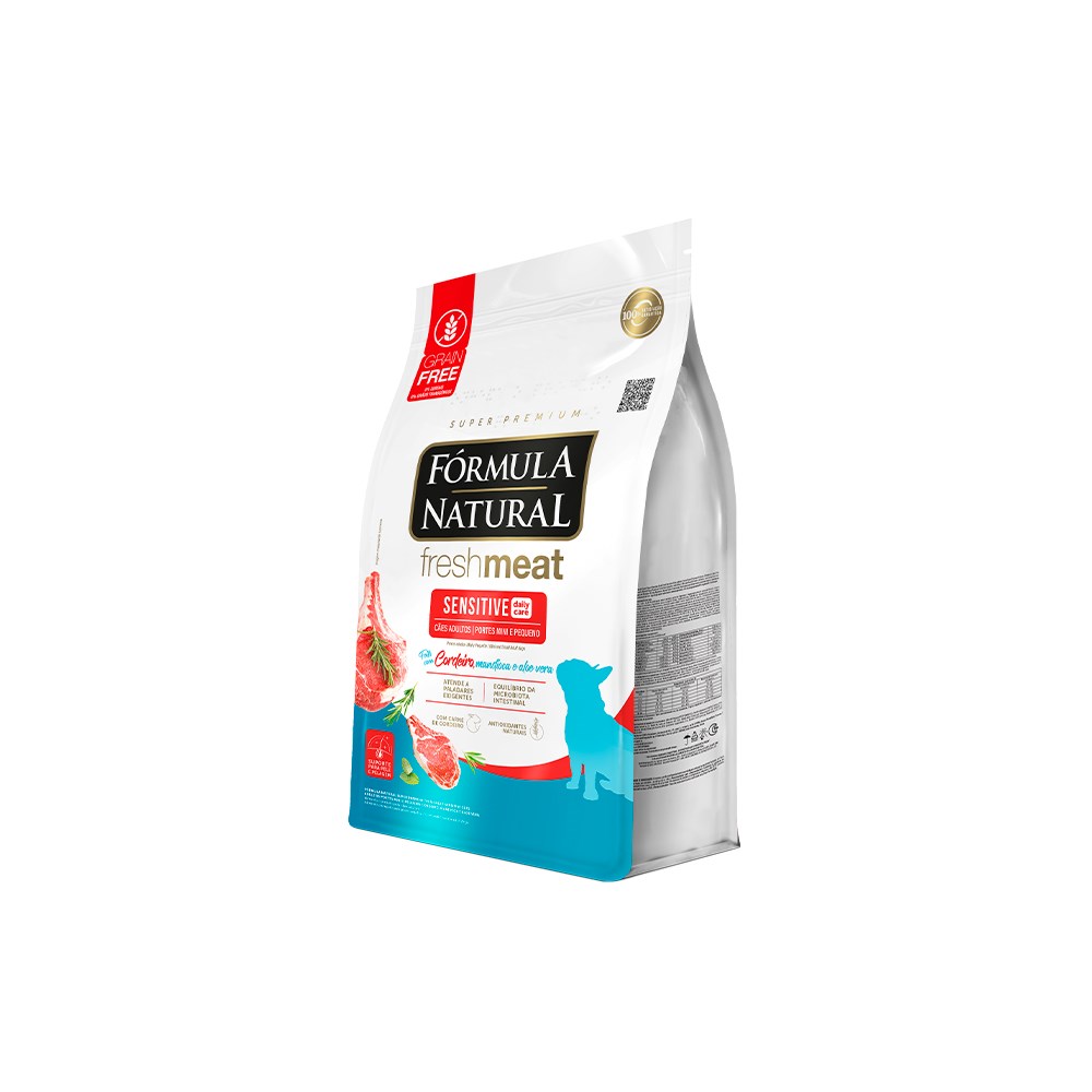 Ração Fórmula Natural Fresh Meat para Cães Sensíveis de Porte Mini