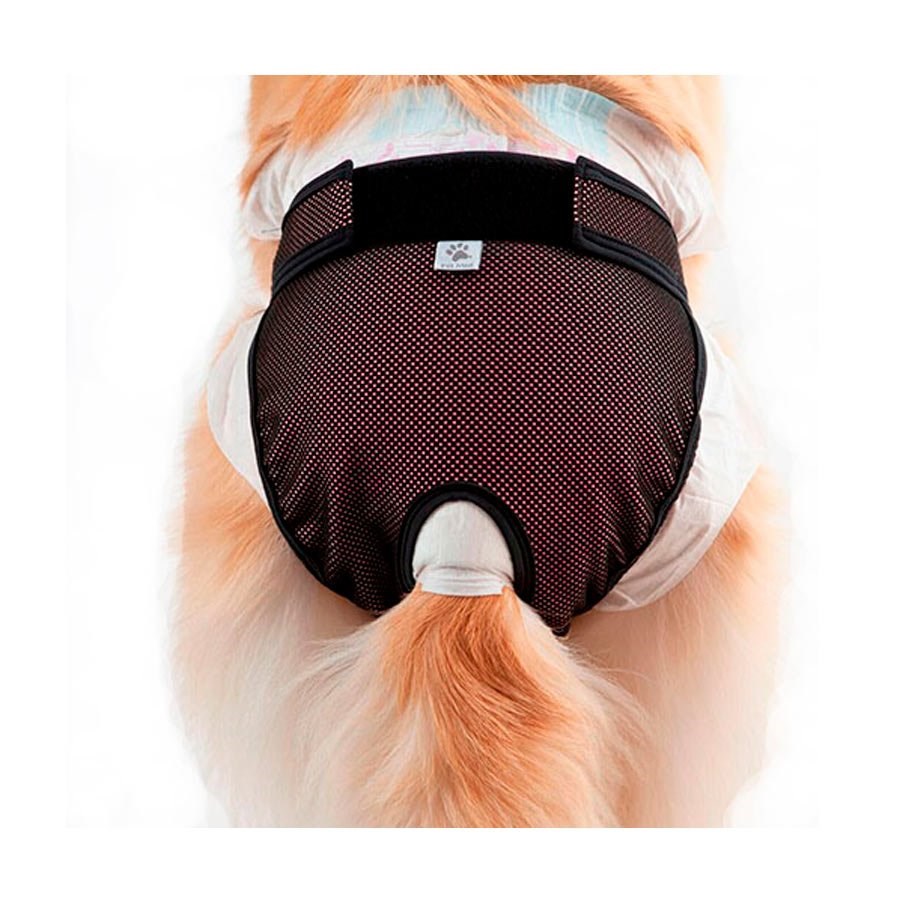 Roupa Protetora Petmed Higiênica para Fraldas e Cio Rosa