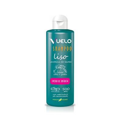 Shampoo Vuelo Liso Cheiro de Infância para Cães e Gatos 500ml