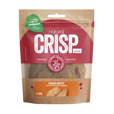 Snack Natural Crisp Chicken Breats para Cães