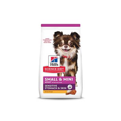 Ração Hill's Science Diet Pele Sensível para Cães Adultos de Porte Pequeno e Mini sabor Frango 1,81kg