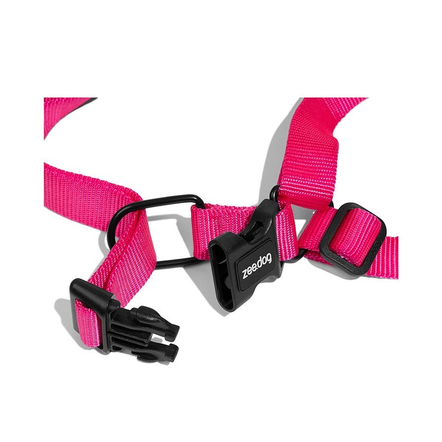 Peitoral para Cachorros Antipuxão Pink Led
