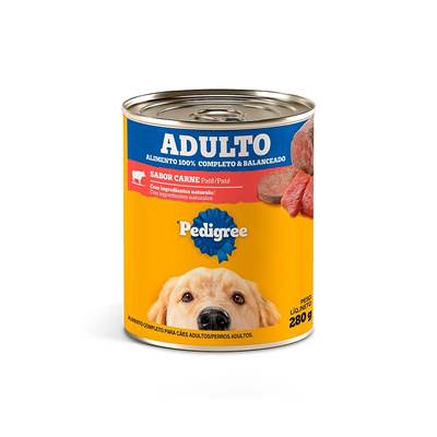 Ração Úmida Pedigree Patê de Carne para Cães Adultos 280g
