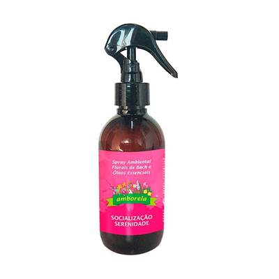 Spray Ambiental Animal Flower Amborela Socialização Serenidade 200ml