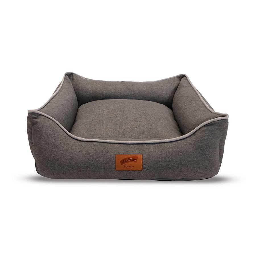 Cama Baw Waw Tons de Cinza para Cães e Gatos