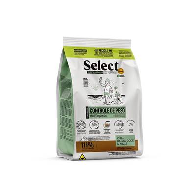 Ração Monello Select Controle de Peso para Cães Adultos de Porte Mini e Pequeno sabor Peru, Batata Doce e Maçã 15kg