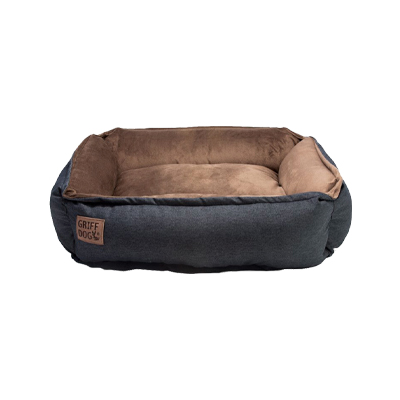Cama Griff Dog para Cães Denin Marrom 3