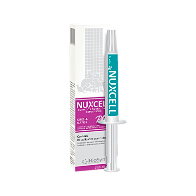 Suplemento Vitamínico Nuxcell Plus para Cães e Gatos Adultos 2g