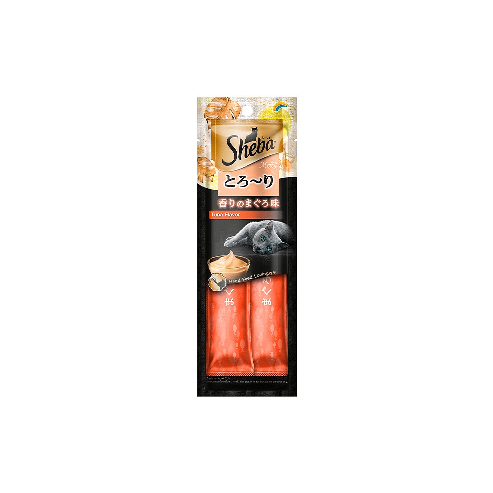 Snack Sheba Cremoso Atum para Gatos com 2 unidades