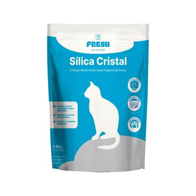 Areia Higiênica Fresh Sílica Cristal para Gatos 1,6kg