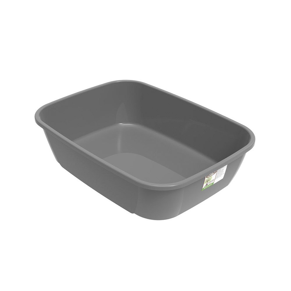 Bandeja Sanitária Plast Pet Cat Light Eco Taupe para Gatos