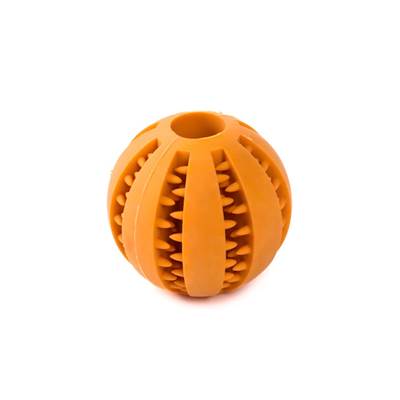 Brinquedo Spike para Cães Bola Limpa Dentes Laranja U