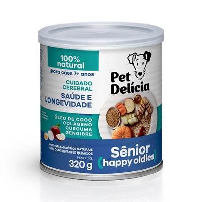 Ração Pet Delícia Natural Sênior +7 anos para Cães 320g