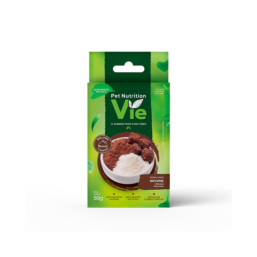 Snack Pet Nutrition Vie Brownie para Cães 