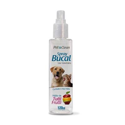 Spray Bucal Pet Clean Tutti-Frutti para Cães e Gatos