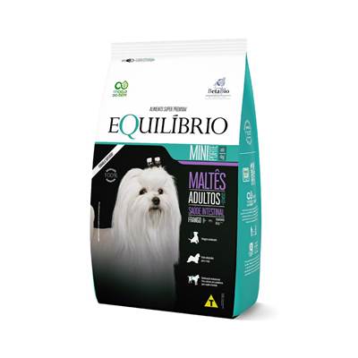 Ração Equilíbrio Maltês para Cães Adultos de Porte Mini sabor Frango 2,5kg