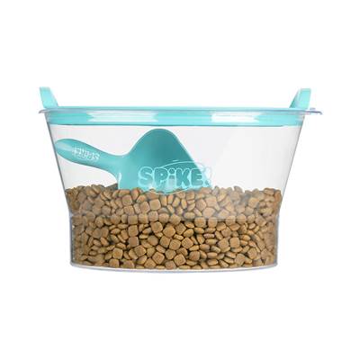 Porta Ração Spike Azul para Cães e Gatos U