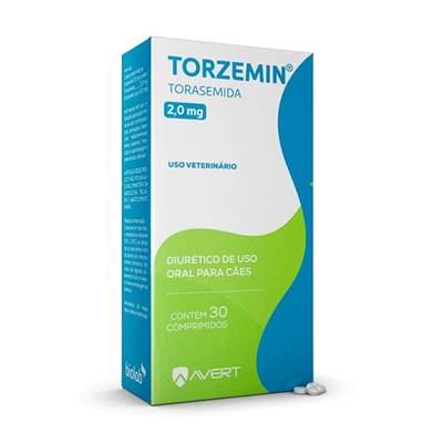Diurético Torzemin para Cães - 30 Comprimidos 4mg