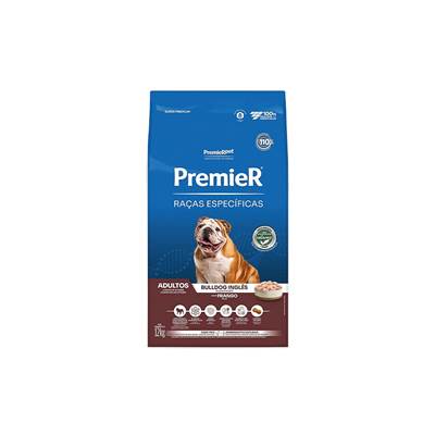 Ração Premier Raças Específicas Bulldog para Cães Adultos 12kg