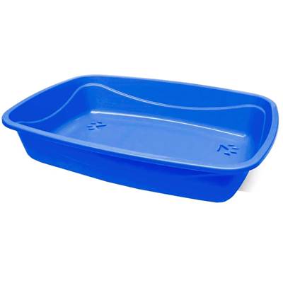 Bandeja Higiênica Pet Injet Luxo Patas para Gatos Azul U