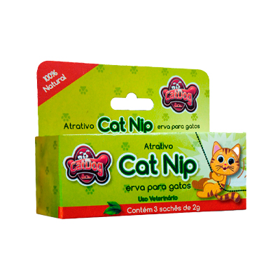 Atrativo CatDog Cat Nip Erva para Gatos 6g