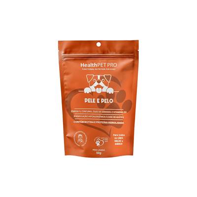 Biscoito HealthPet Pró Pele e Pelo para Cães 50g