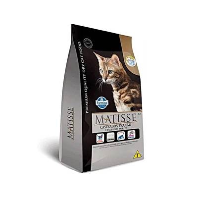 Ração Matisse para Gatos Adultos Castrados Sabor Frango 7,5kg