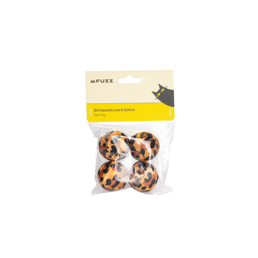Brinquedo Fuzz para Gatos Bolas Selvagens