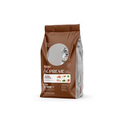 Ração Quatree Supreme para Cães Sênior +7 De Porte Pequeno sabor Salmão e Frango